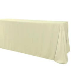 Ivory Polyester Tablecloth