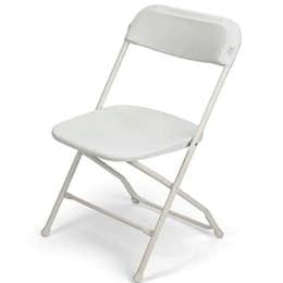 White Folding Chair 