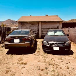 Dilapidated 2-car Garage