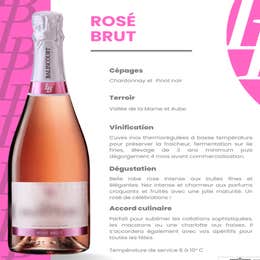 Bouteille de Champagne 750ML - Rosé Brut