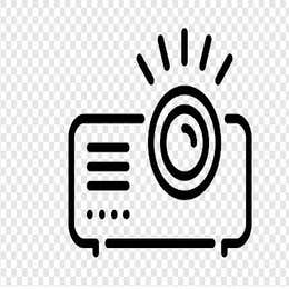 Video projector or LCD screen rental