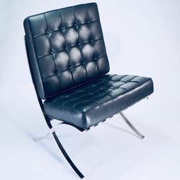 Barcelona -style leather chair