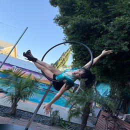 Aerial Lollipop Pole for Circus performers