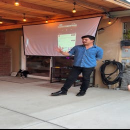 Film Projector and Screen