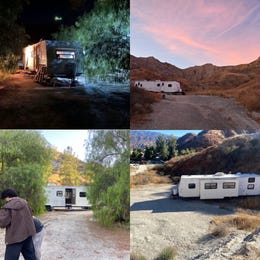 Tow trailer to specific place in yard