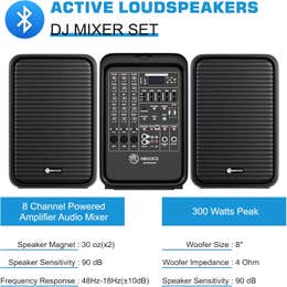 2 Bluetooth Speakers and to 2 mics