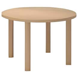 Round Wooden Table