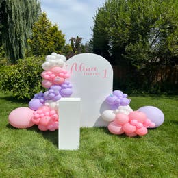 Balloons and backdrop