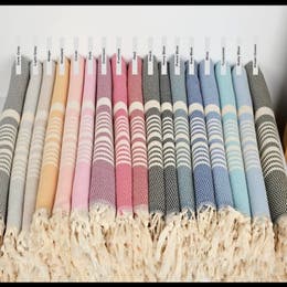 Turkish Designed Towels - Hand-sized or (35” x 70”) full-sized 