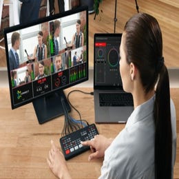 3-4 Camera Live Edit (Includes Cameras + Switcher)