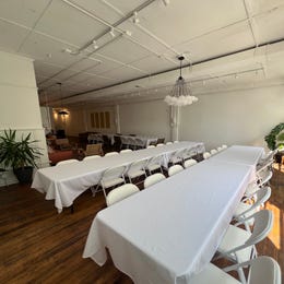 Tables + Chairs + Linens