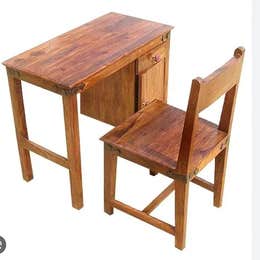 extra chair and table