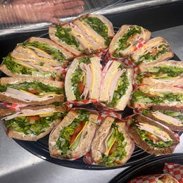 Catering Available Full Vegan and Non Vegan Sandwich Menu