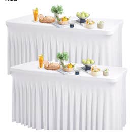 Tablecloths for DELUXE Tables/Chairs Rental