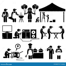 Party setup 30 mins before party