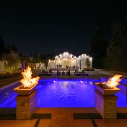 Pool Fire Bowls