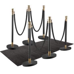 Stanchions with Runner