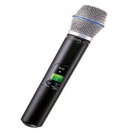 Microphone (wireless handheld): Shure SLX wirelsss G4
