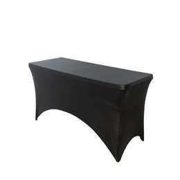 Black Spandex Table Cover
