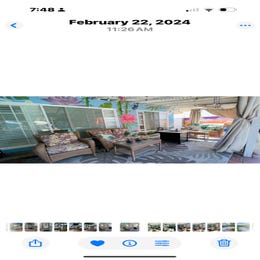 Patio porch back yard