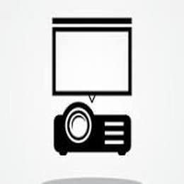 Projector with Screen