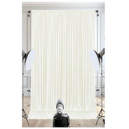 Ivory Backdrop Curtains/Drapes