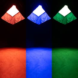 Overhead 8X8' RGB Top Box Light 4x Aputure Novas