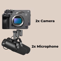 2x Camera, 2x Microphone
