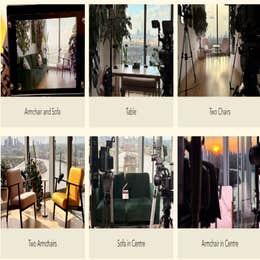 Custom furniture and equipment arrangement 