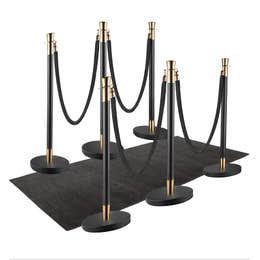 Stanchions and Runner