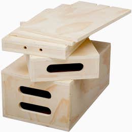 Apple Boxes Set - Full, Half, 1/4