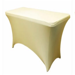 Spandex Table Covers Champagne