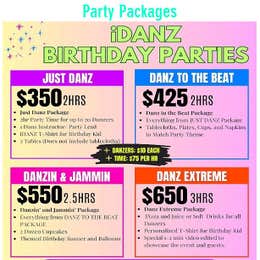 Just Danz Party Package