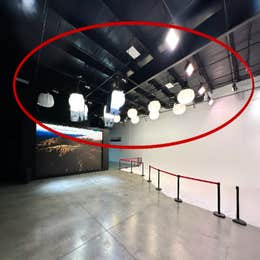 Blackout Light System on Ceiling 