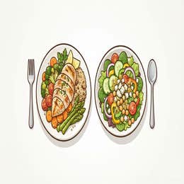 Main Dish and Salad