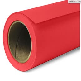 #08 Primary Red seamless Paper 107" x 36'