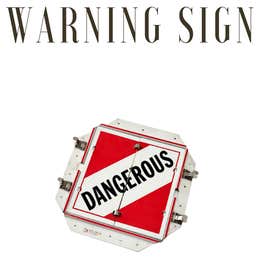 Truck Cargo Warning w/ multiple signs