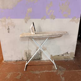 Iron and ironing board