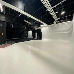 Fresh White Paint (on Stage A Cyc wall)