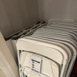 (2) six foot folding tables