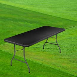 6' Black Tables