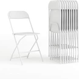 White Folding Chairs 