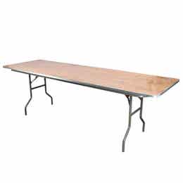8ft Banquet Table
