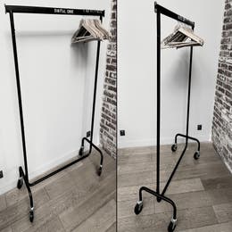 Portant à Vêtements avec Roulettes, 30 cintres
