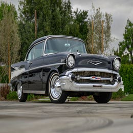 1957 Chevrolet Bel Air Classic Car as prop