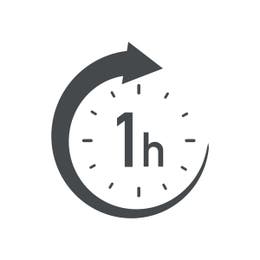 1-hour booking option