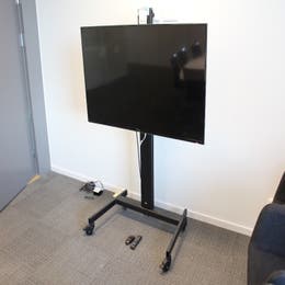 55 inch 4K Samsung  TV  on Wheels 