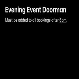 Front Door Staff (Bookings after 6pm)