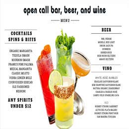 Happy Hour Food and Drink Package