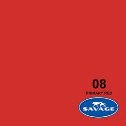 Savage #08 Primary Red Seamless Background Paper (